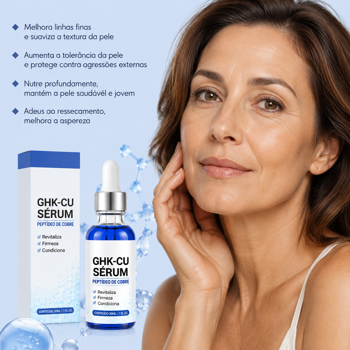Sérum Facial Anti-idade GHK-CU - Todo Tipo De Pele