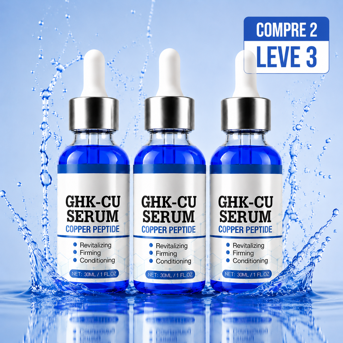 Sérum Facial Anti-idade GHK-CU - Todo Tipo De Pele