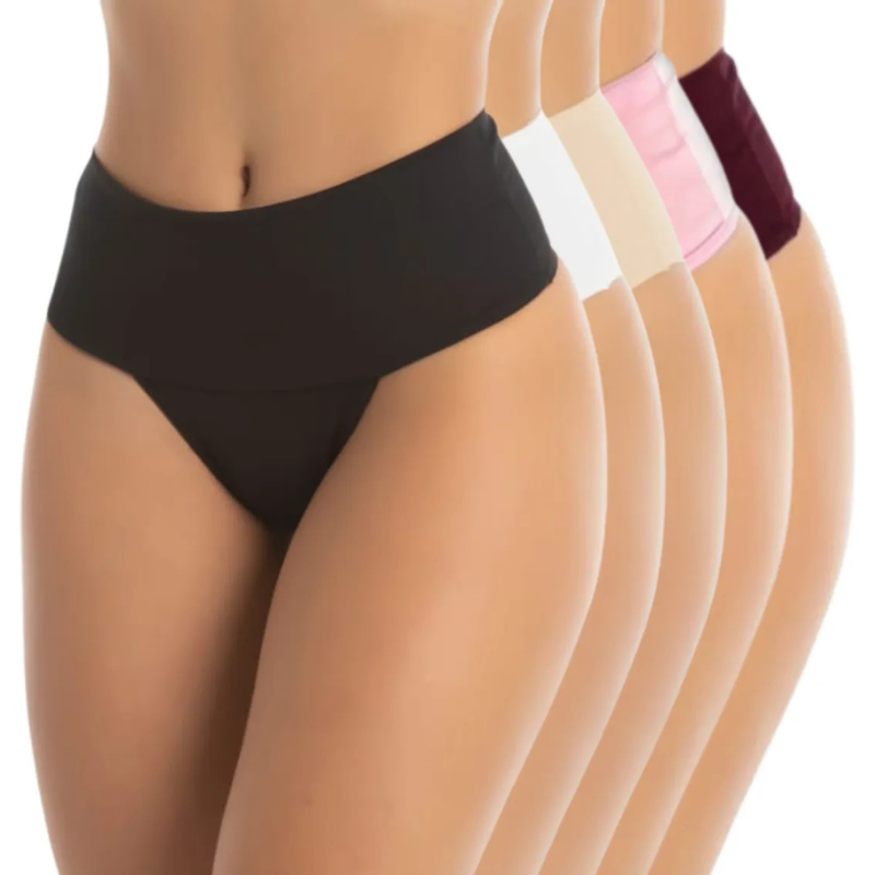 Compre 4 Leve 5 - Calcinhas Super Compressão Shape Turbo e Zero Barriga