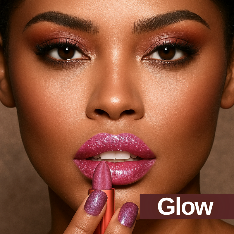 Kit 3 Batons Velvet Glow Lipstick Shine