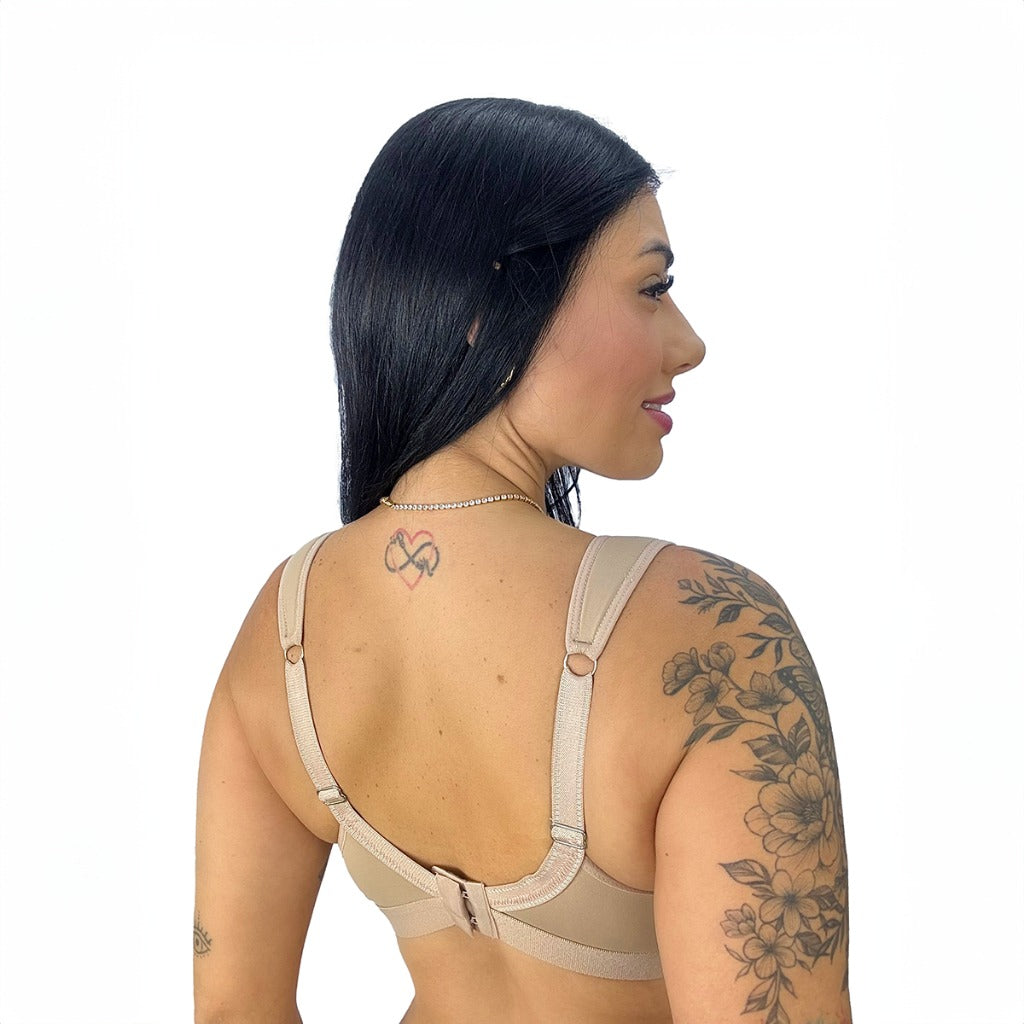 Kit 3 Sutiãs Alça Acolchoada Sem Bojo - M ao Plus Size
