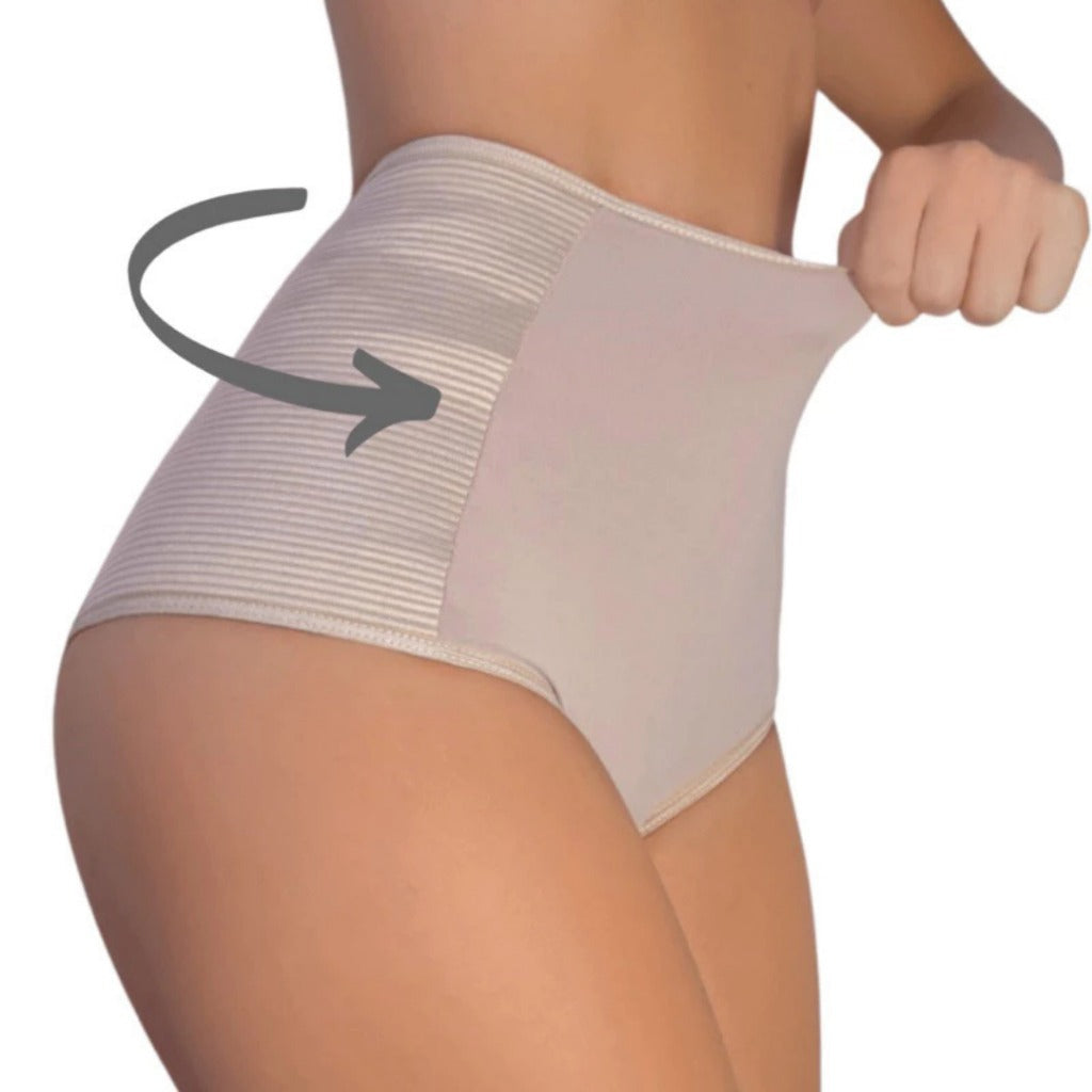 OFERTA - Kit 4 Calcinhas Cinta Modeladora Alta Pressão - Reduz Medidas com Zero Barriga