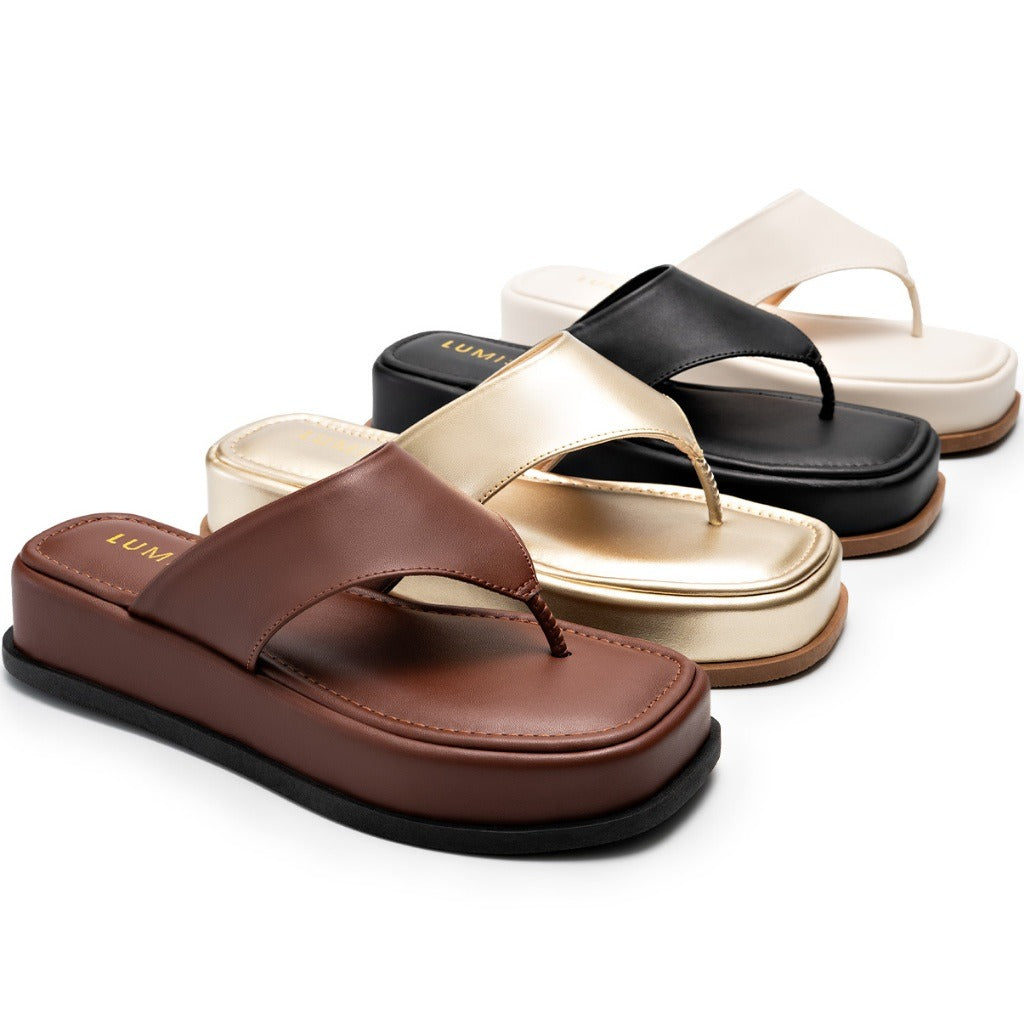 Tamanco Feminino Lumiss Flatform Confortável